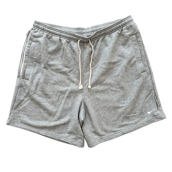 NEW NIKE Standard Issue Dri Fit 7.5" Basketball Shorts in Gray Heather SZ XL - Picture 1 of 10